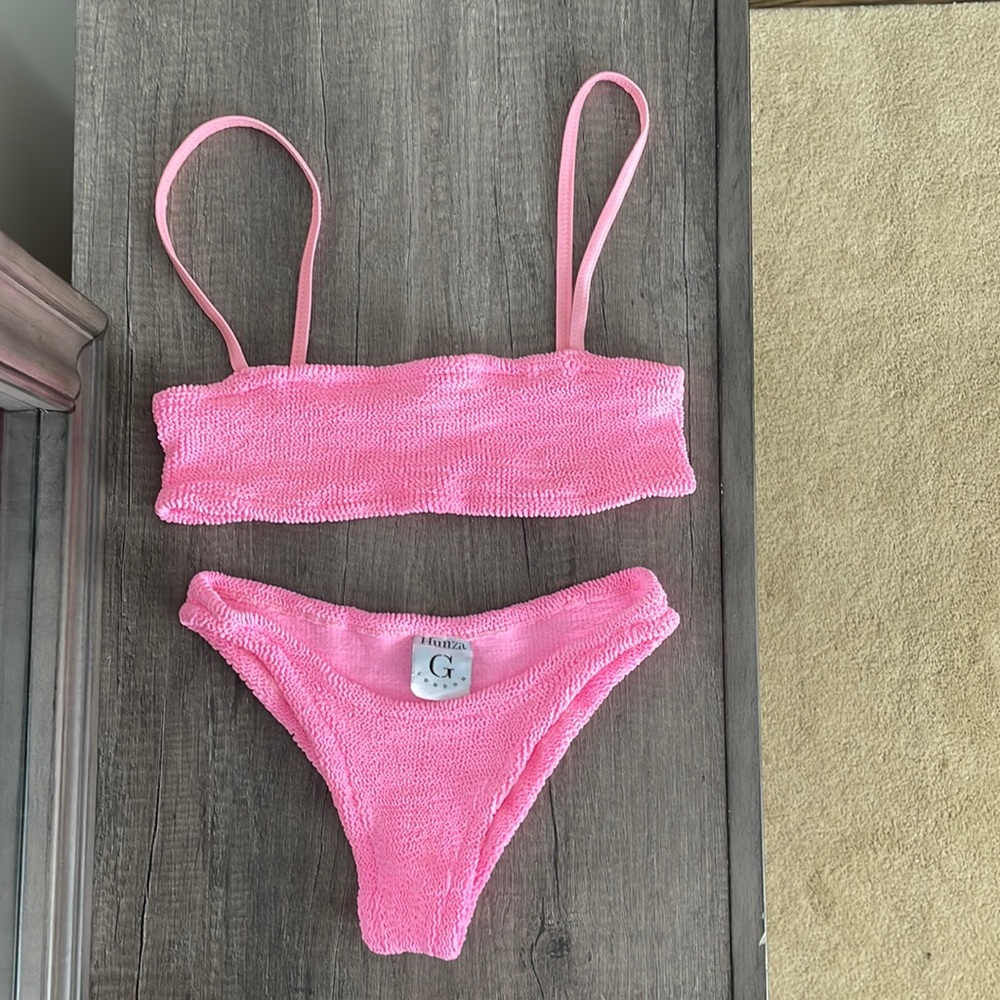 Hunza G Gigi light pink bathing suit - One Size